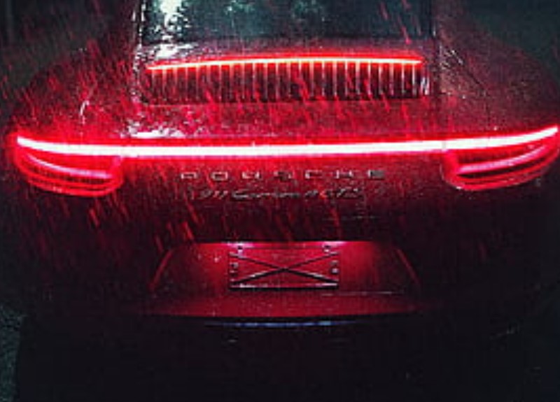 car taillights
